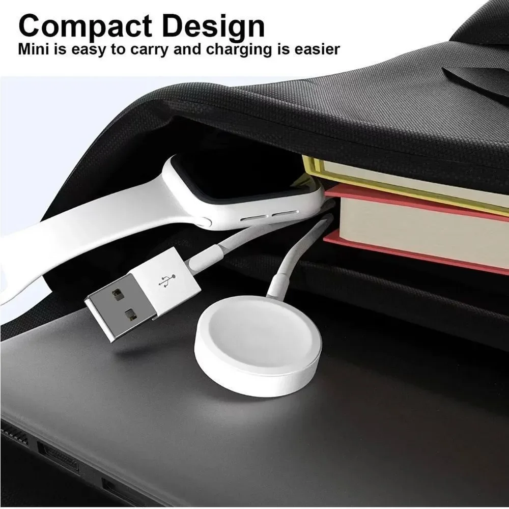 Fast Wireless Magnetic Wireless Apple Watch Charger Series 7 6 SE 5 4 3 2 3.3 ft